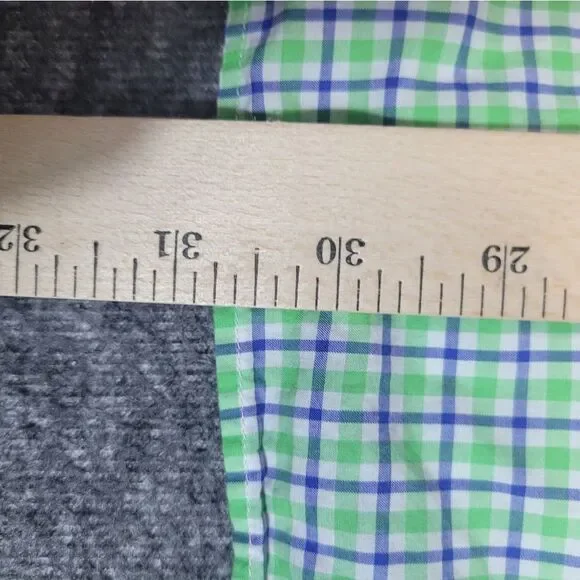 Polo Ralph Lauren Mens Shirt Size M Green Plaid Button Down Long Sleeve Ponyless - Picture 8 of 10